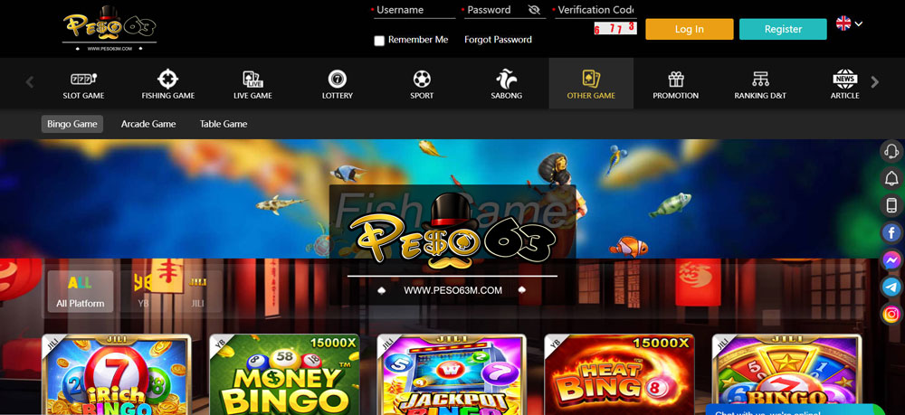 User Experience at Peso63 Casino